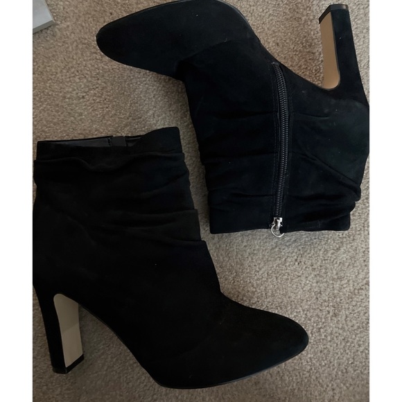 White House Black Market Shoes - Whbm BLACK SUEDE BOOTIE